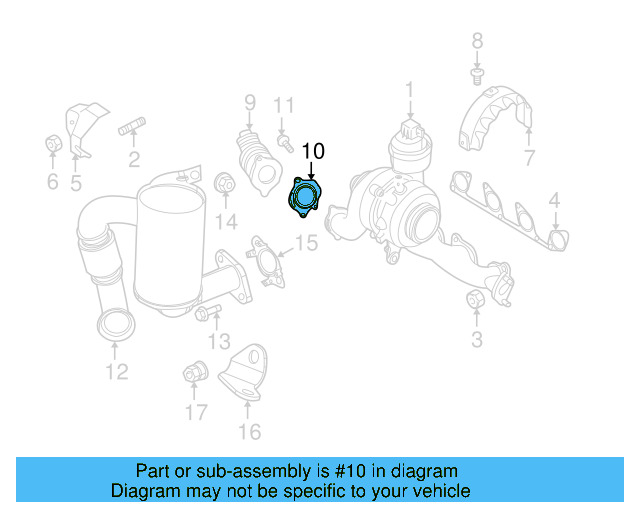Damper Gasket 03L-145-757-A - View 4