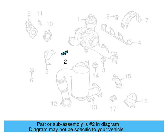 Exhaust Manifold Stud WHT-002-664 - View 8