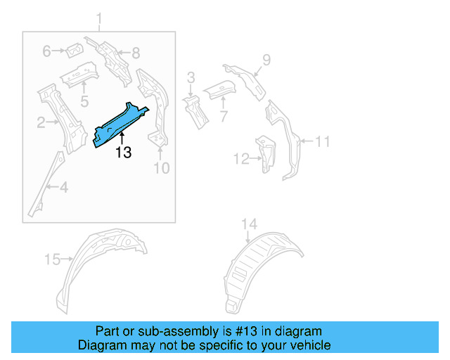 Upper Filler 7P6-810-500 - View 5