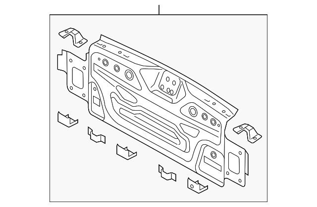 Rear Body Panel 561-813-301 - View 2