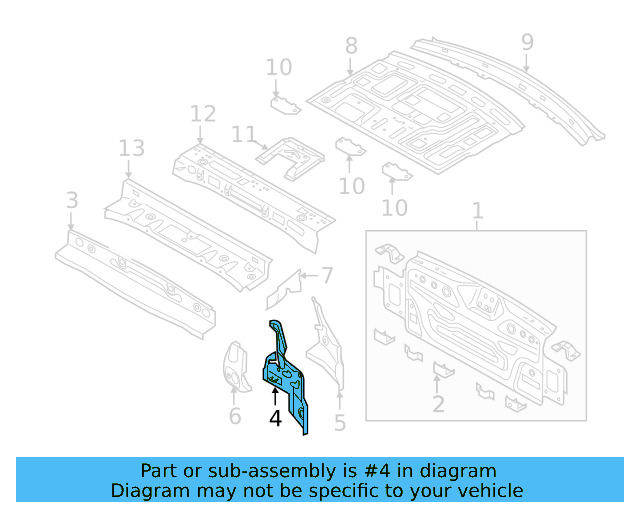 Reinforcement 561-813-331-B - View 2