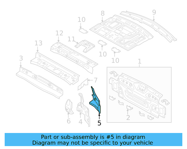Tail Lamp Pocket 561-813-392-C - View 2