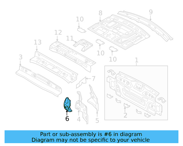 Tail Lamp Pocket 561-813-327-A - View 2