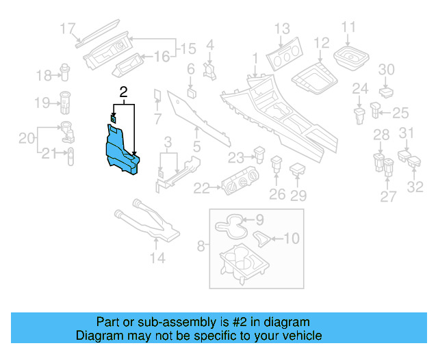 Retaining Bracket 3C1-863-144-A