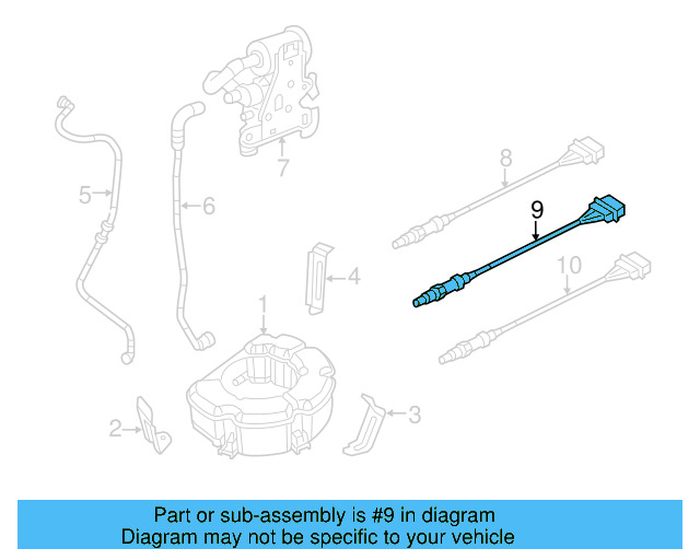Oxygen Sensor 1K0-998-262-S - View 13