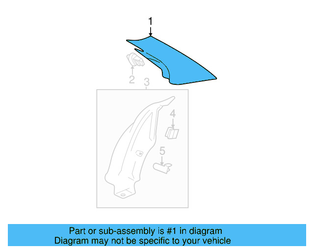 Pillar Trim 1J9-867-241-E-2PK - View 5