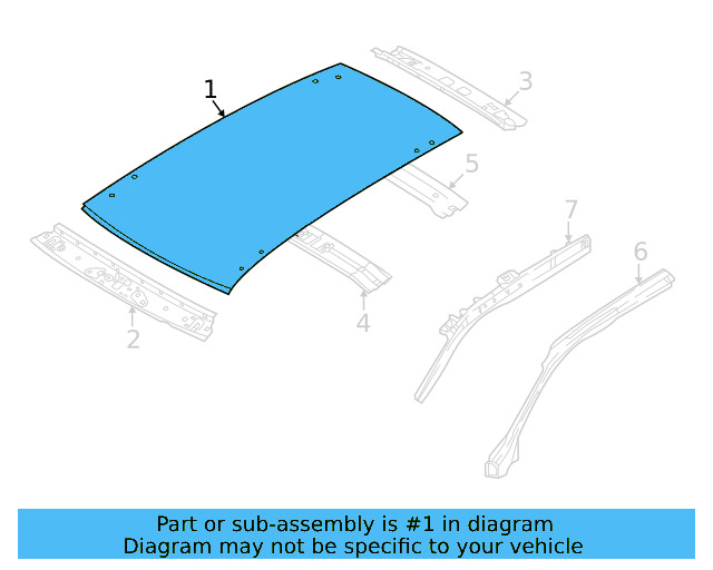 Roof Panel 5NL-817-101-C - View 4