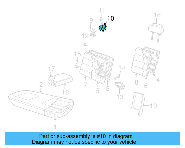 Lock Bezel 3B5-885-747-B-Q70 - View 2