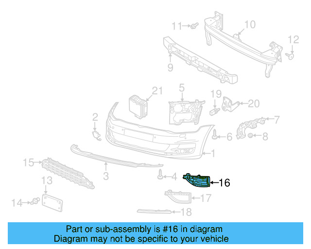 Outer Grille 5GM-853-212-D-9B9 - View 10