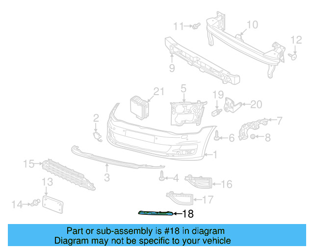 Chrome Strip 5GM-854-661-D-RYP - View 7