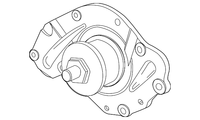 Water Pump 7B0-121-011-D - View 2