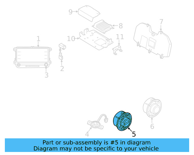 Speaker 5C6-035-454-A - View 18