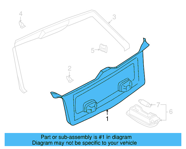 Lower Trim Panel 3B9-867-601-F-FEH - View 4