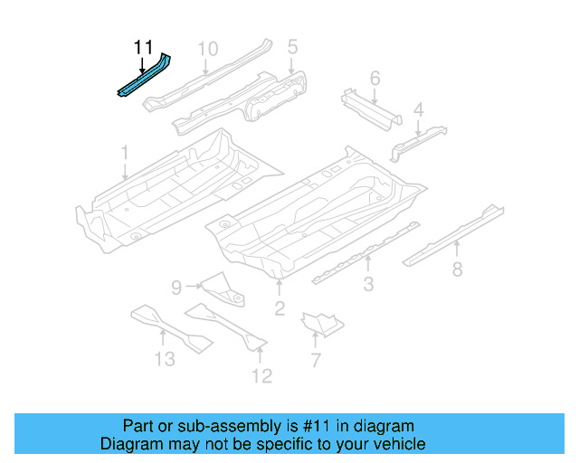 Rail Extension 1K0-804-455 - View 9
