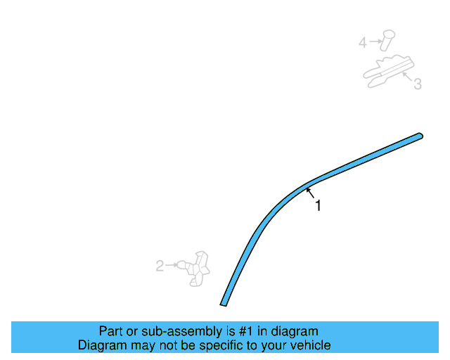Drip Molding 7L6-853-985-D-2ZZ - View 3