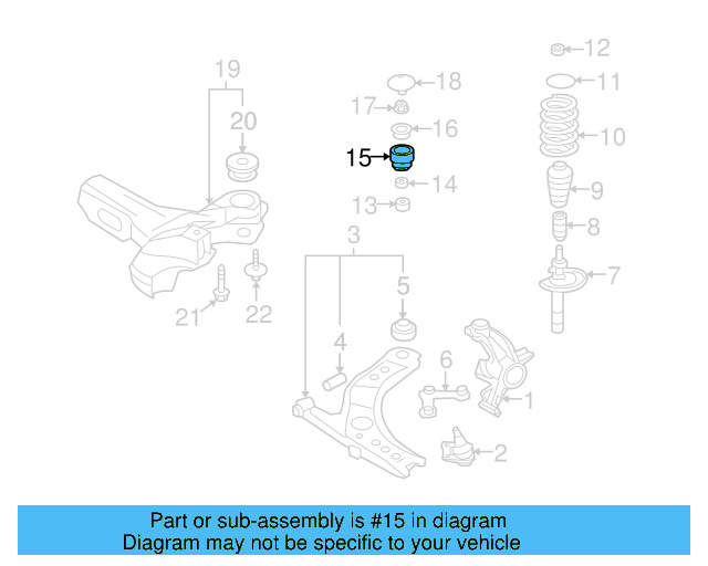 Bushing 1H0-412-365-A - View 18