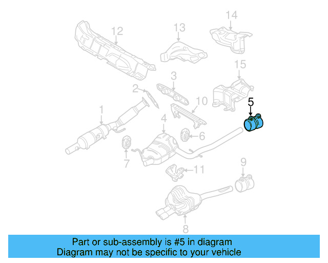 Muffler & Pipe Clamp 1K0-253-141-H - View 90