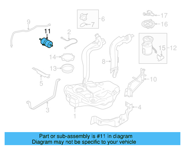 FUEL FILTER Gas motor 6Q0-201-051-J - View 14