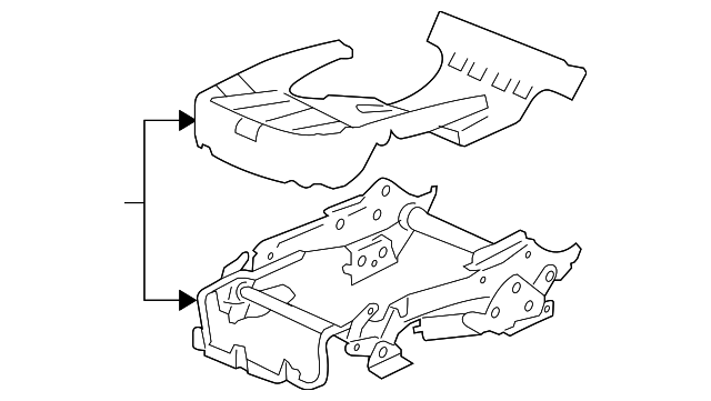 Cushion Frame 3D0881136E - View 2