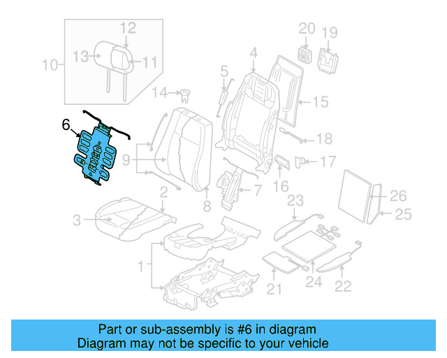 Lumbar Adjuster 3D0-881-879-D - View 4