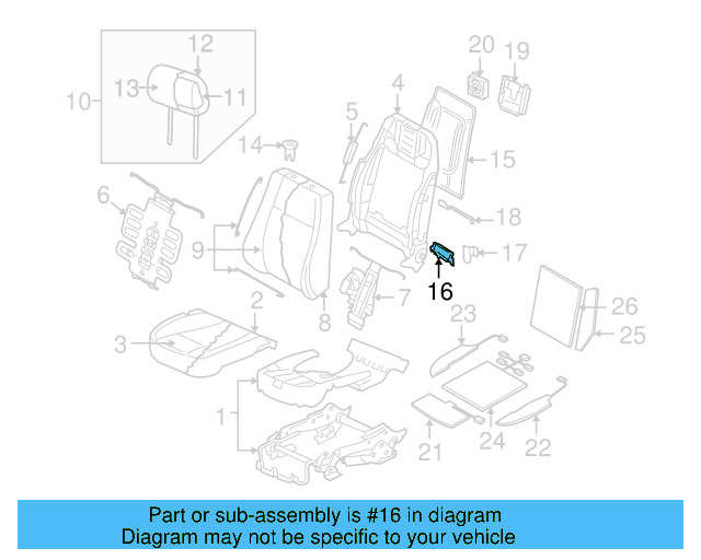 Bracket 3D0-881-547 - View 3