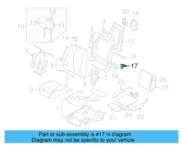 Holder 3D0-881-547-A - View 3