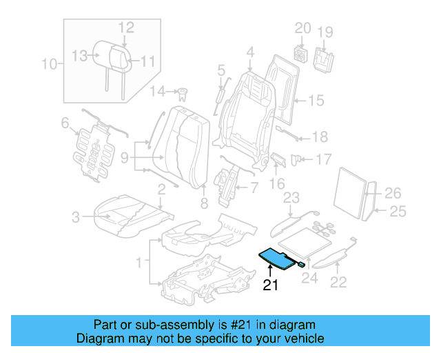 Seat Cushion Heater 3D0-963-555-AA - View 3