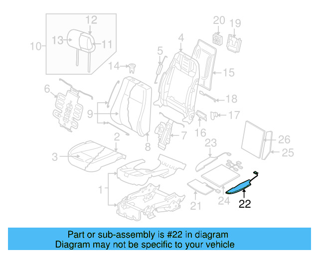 Seat Cushion Heater 3D0-963-552-AC - View 5