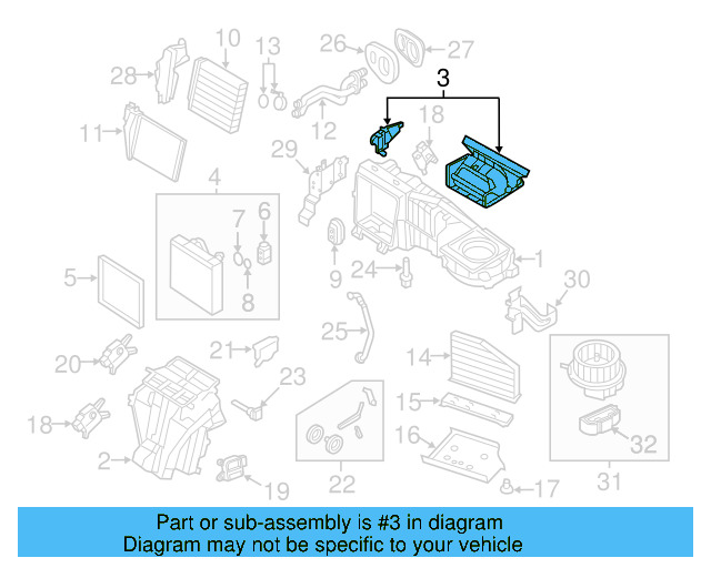 Intake Duct 3C0-898-304-D - View 26