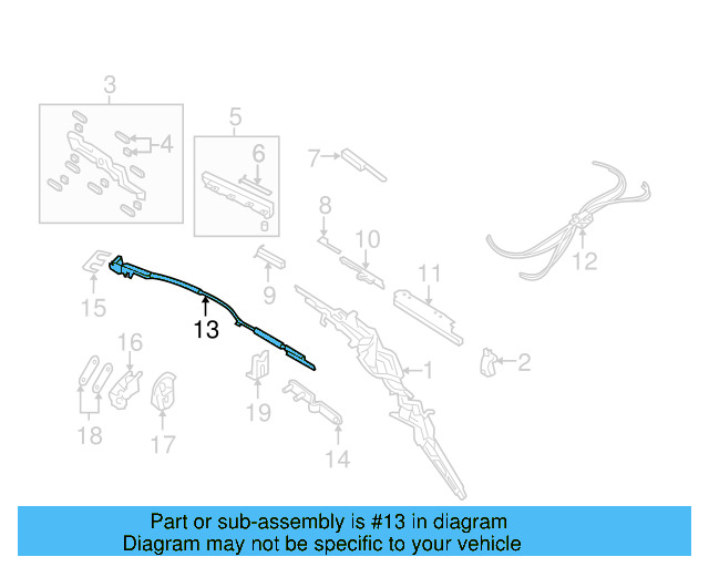 Outer Brace 1Q0-871-661 - View 3