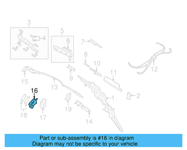 Latch 1Q0-871-321 - View 4