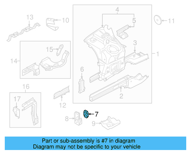 End Plate 7P6-821-112-B - View 3