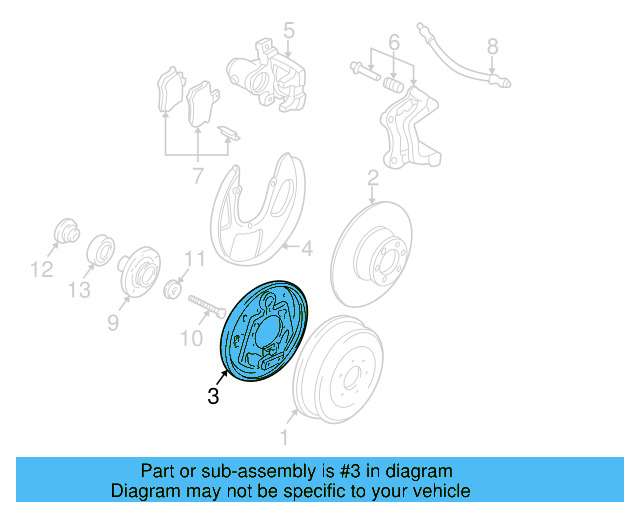 Backing Plate 701609426 - View 3