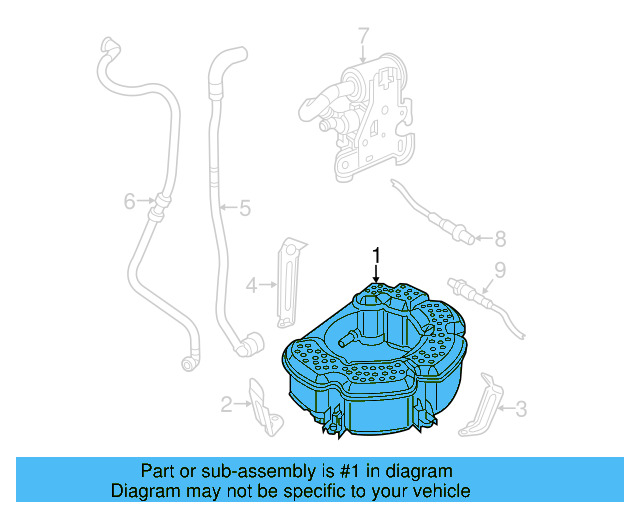 Vapor Canister 1K0-201-801-E
