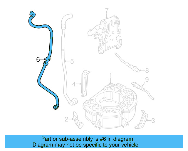 Breather Tube 5C0-201-160-A - View 10