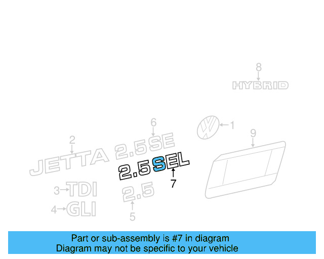 Nameplate 1K9-853-675-K-WWS - View 9