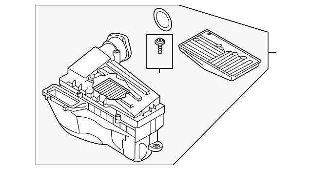 Air Cleaner Assembly 1K0-129-607-BF - View 3