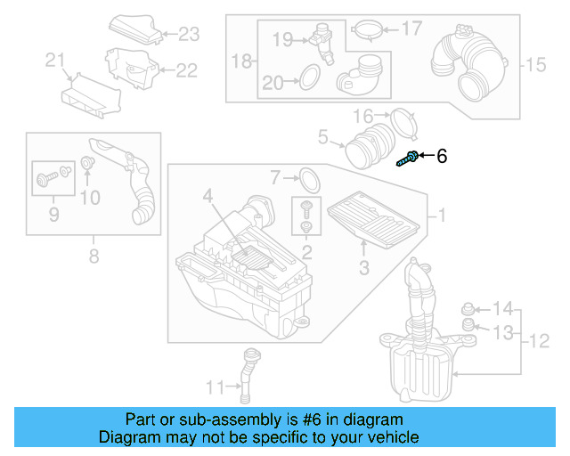 Air Mass Sensor Screw N-911-796-01
