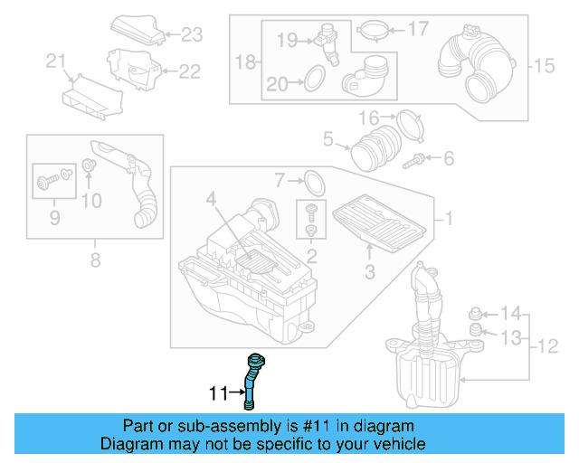Drain Tube 1K0-129-637-E - View 11