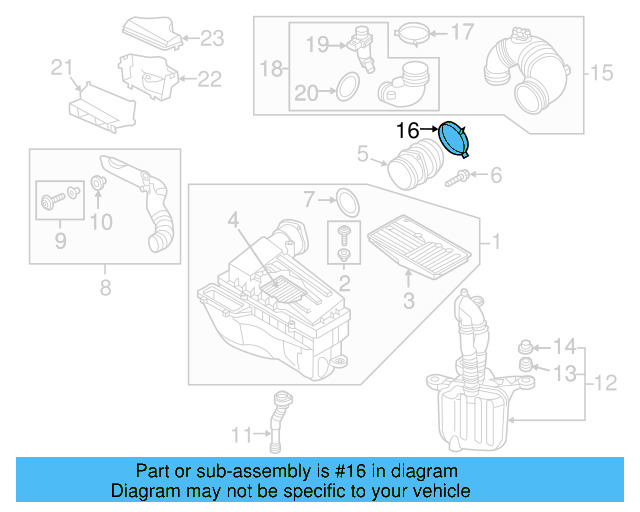 Intake Pipe Clamp N-909-509-01 - View 9