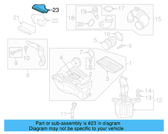 Inlet Cover 5K7-805-965-9B9 - View 4