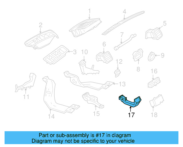 Rear Duct 1K0-864-255-C - View 28