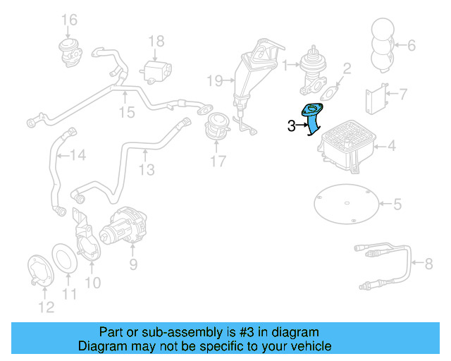 Egr Pipe 028131521AC - View 4