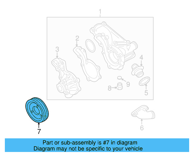 Pulley 058-121-024-A - View 7