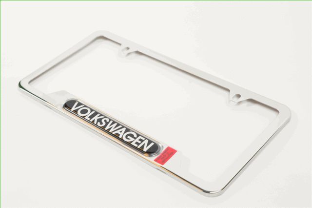 License Plate Frame, Volkswagen 5C0-071-801-P - View 2