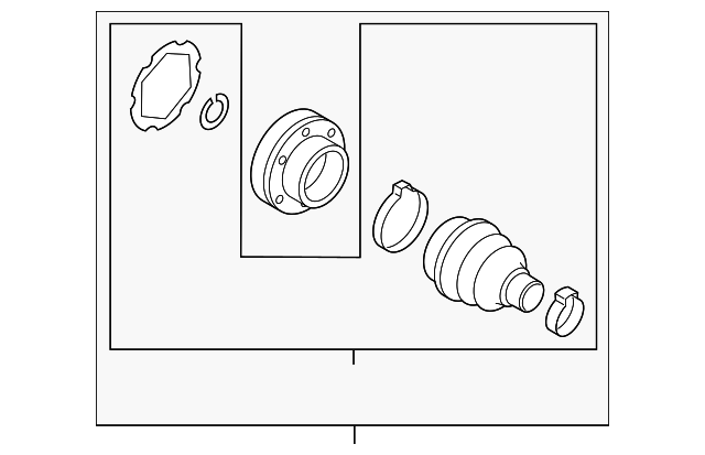 Inner Joint Assembly 1KM-498-103 - View 5