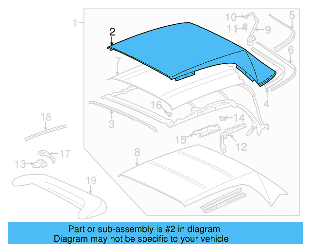 Top Cover 1E0-871-035-F-6DE - View 4