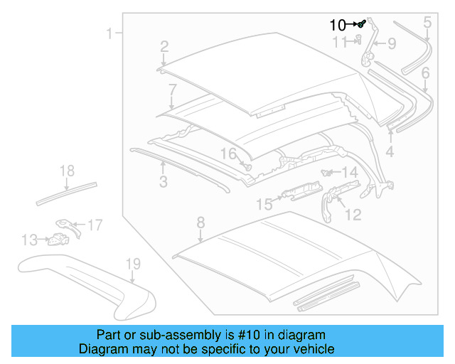 Hinge Mount Bolt N-010-212-26 - View 3