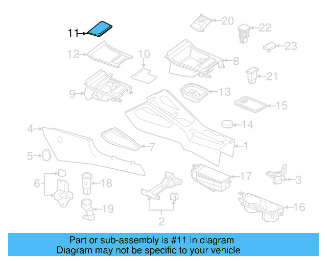 Storage Box Door 1K0-857-351-A-46X