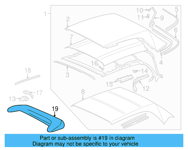 Top Cover 1E0-871-035-F-6DE - View 5